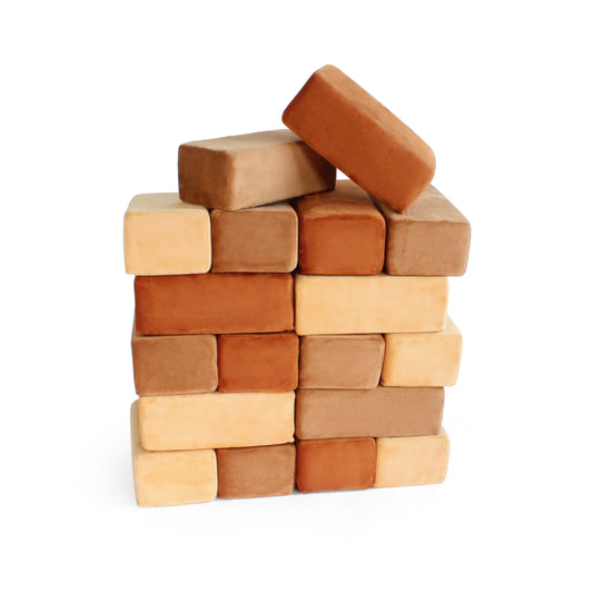 Plush Blocks Sets - Premium Building Blocks in Attractive Color Packs